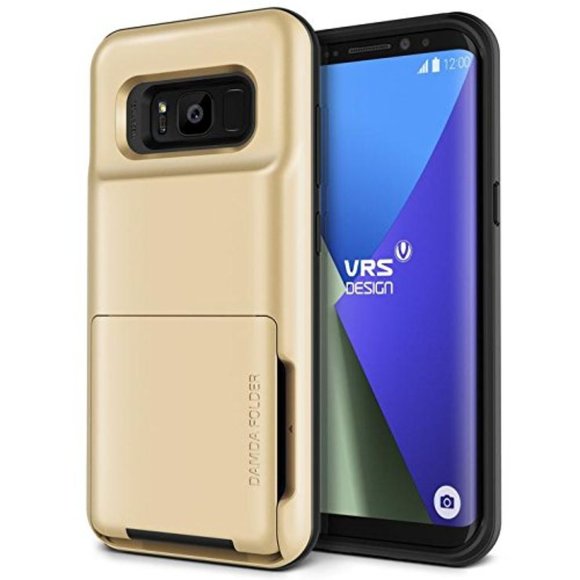 VRS Design Damda Folder S8 Plus Shine Gold - Picture 1 of 5